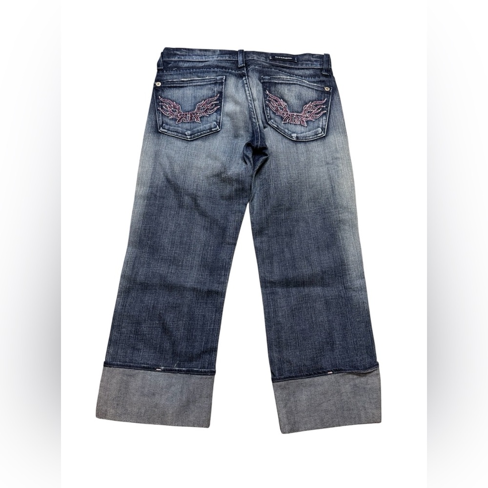 👖 Rock & Republic Chrissy‎ Crop Jeans Sz 27 Blue Denim 💎